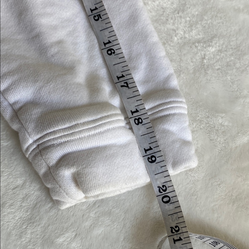 Off White Virgil Abloh Graphic Unisex Hoodie - White and Orange XS - Picture 13 of 17